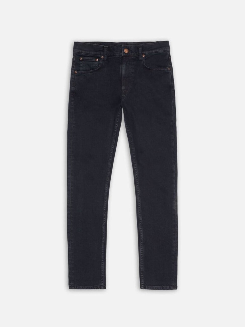 Nudie Jeans Lean Dean Black Skies Slim Jeans 34x32 NWT